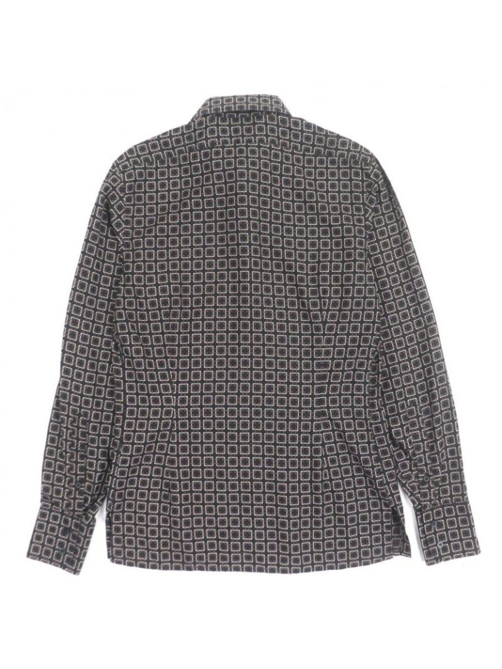 Gucci Vintage 100% Silk Tom Ford Period All Over Pattern Long Sleeve Shirt - Picture 5 of 11